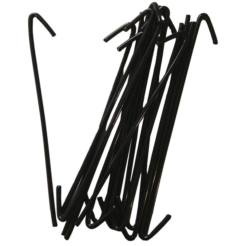 Jake Sales 8-1/4" Wire Ties aka, Chain Link Fence Hook Ties, Tie Wires (BLACK in color) (100 PACK) - Image 1